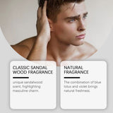 Attractive Men Light Scent, Exude Charming Date Fragrance Fragrance Portable Sandalwood Perfume - V.I.P Digital Presence