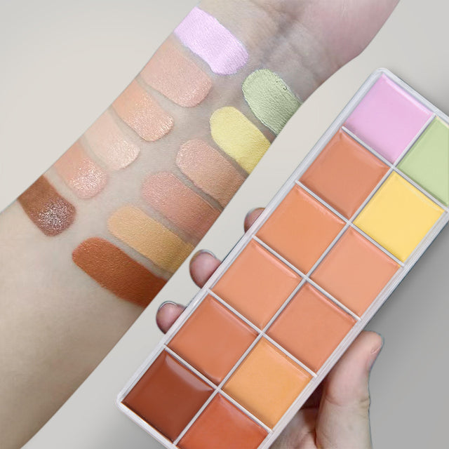 Fit Colors 12 Color Concealer Natural Moisturizing Long Lasting Concealer 3D Concealer - V.I.P Digital Presence