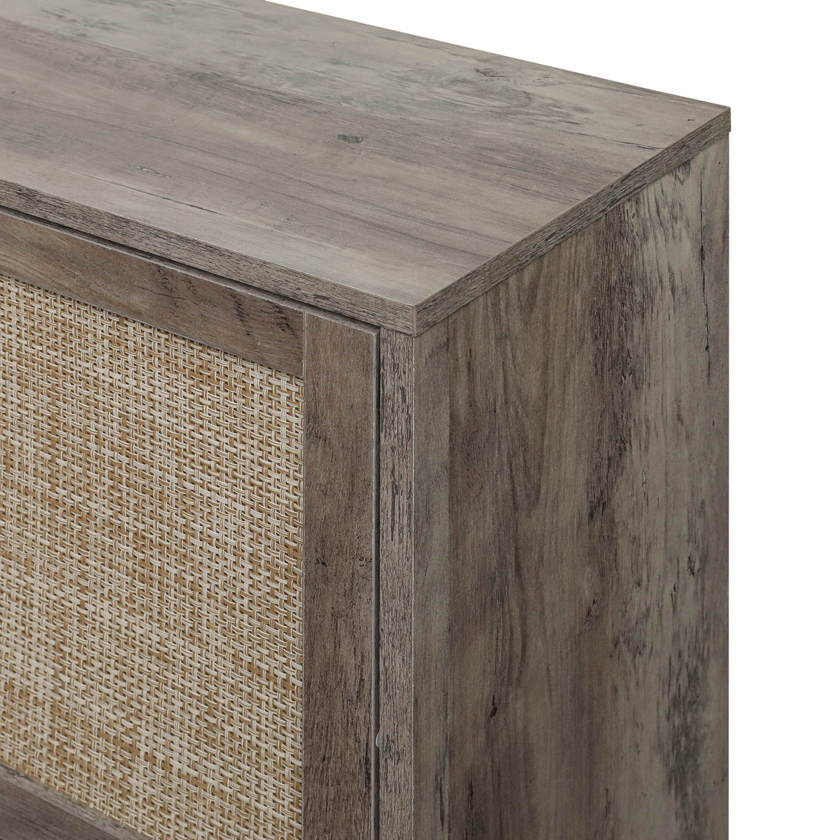 4 Door Shoe Rack, Freestanding Modern Shoe Storage Cabinet, for Entryway - V.I.P Digital Presence