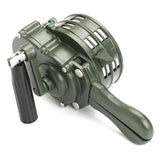 110dB Green Aluminium alloy Crank Hand Operated Air Raid Emergency Safety Alarm Buzzer Home Self Protection Security - V.I.P Digital Presence