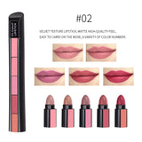 5 Colors Matte Velvet Lipstick Waterproof Sweatproof Lip Gloss Duration Colorfast Lipstick Non Stick Cup Lip Gloss Cosmetics - V.I.P Digital Presence