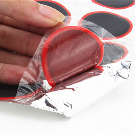 Mountain Bike Tire Patch Film 48 Square Tire Patch 25MM Round Tire Patch Repair Bike Riding Supplies - V.I.P Digital Presence