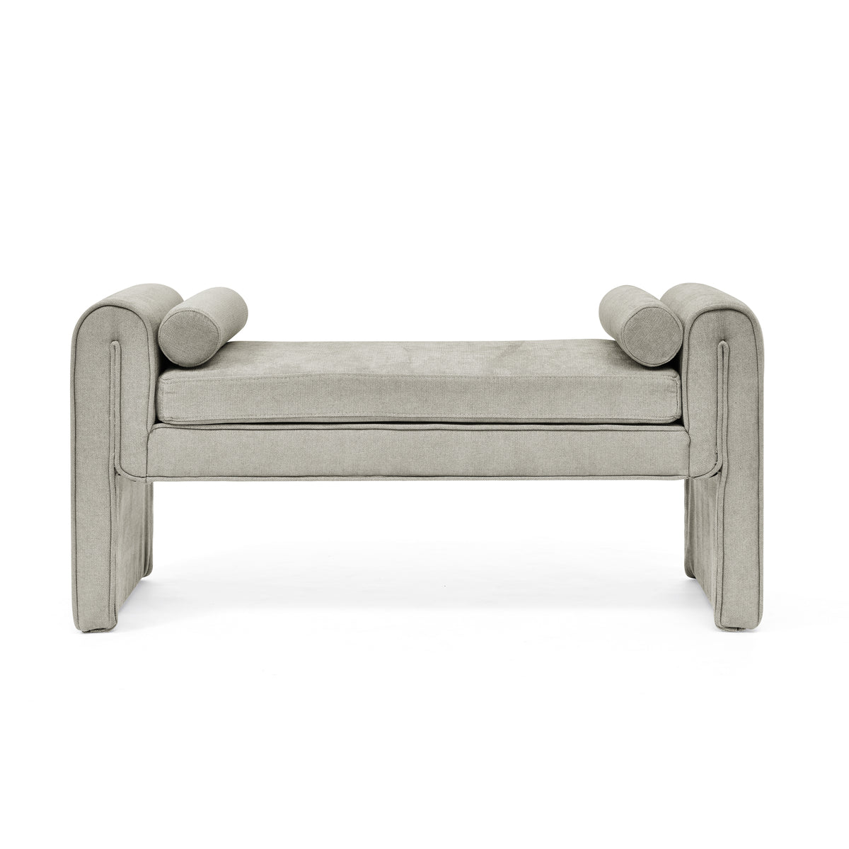 Bedroom storage stool, linen storage stool, large storage space, 50.39 inches - V.I.P Digital Presence