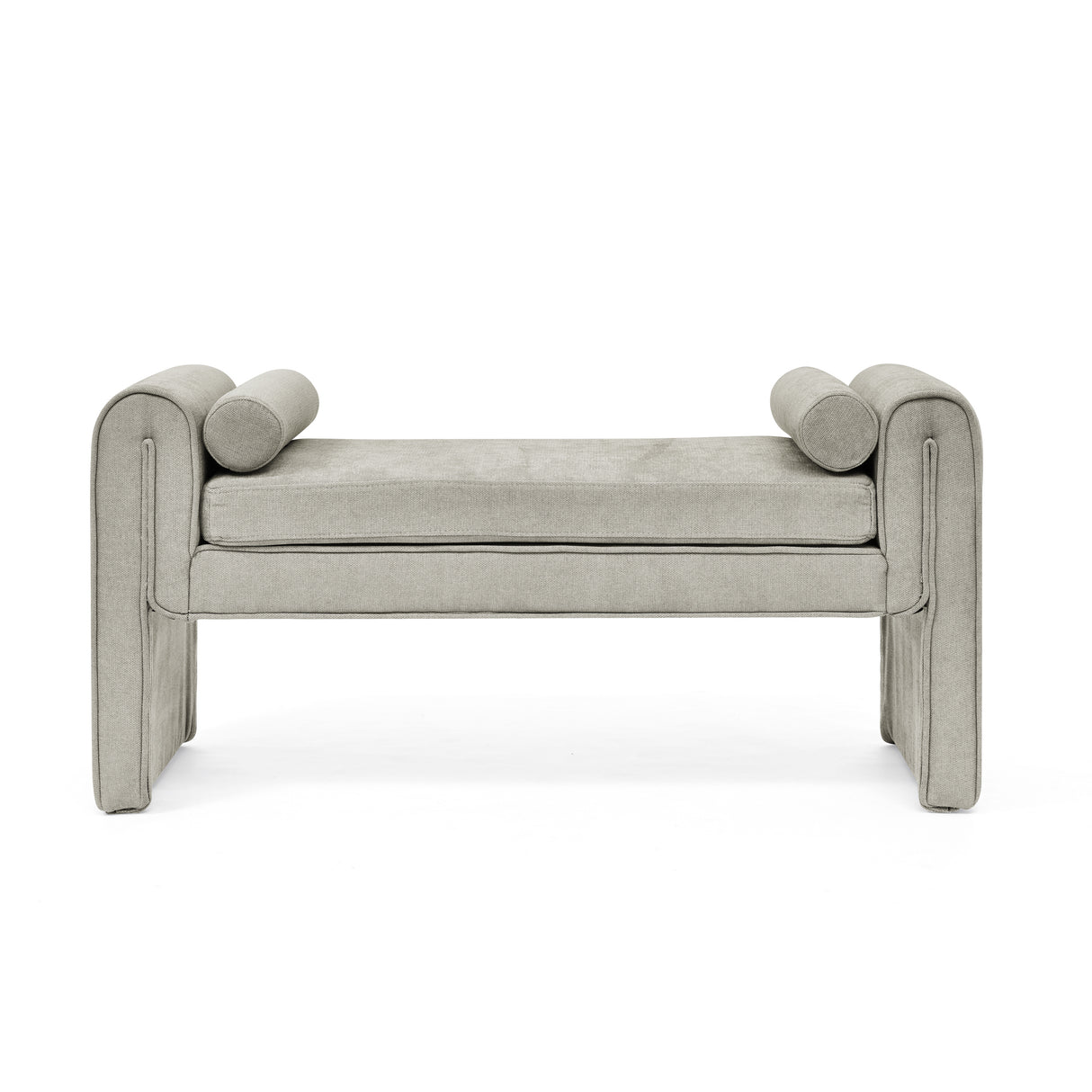 Bedroom storage stool, linen storage stool, large storage space, 50.39 inches - V.I.P Digital Presence