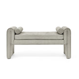 Bedroom storage stool, linen storage stool, large storage space, 50.39 inches - V.I.P Digital Presence