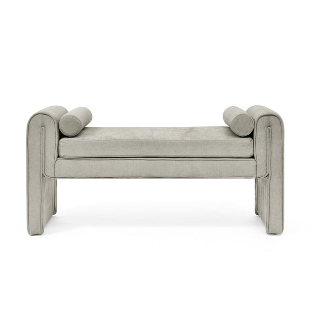 Bedroom storage stool, linen storage stool, large storage space, 50.39 inches - V.I.P Digital Presence