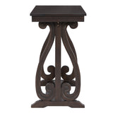 48-Inch Rustic Vintage Console Table --- Farmhouse Style Entryway Table with Open Shelf and Sturdy Construction  (Espresso) - V.I.P Digital Presence
