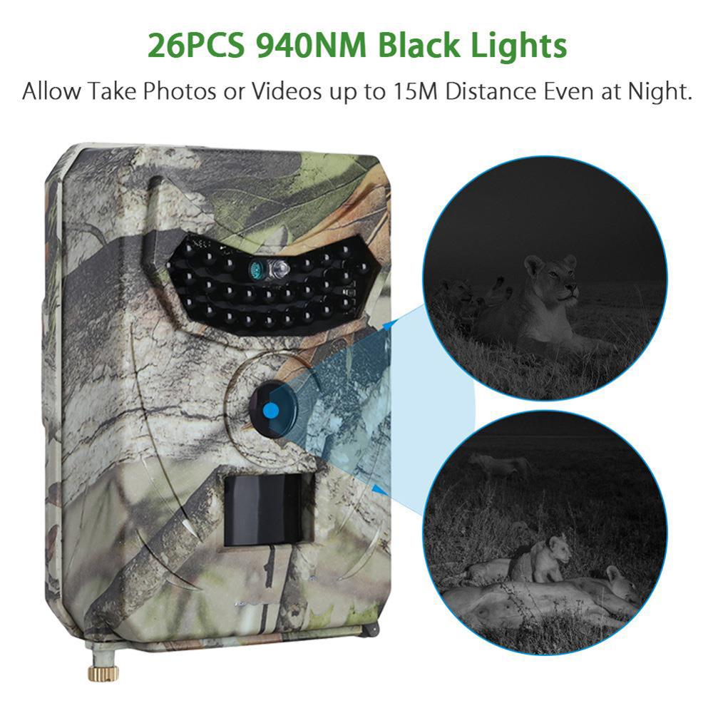 PR100 Hunting Camera Photo Trap 12MP Wildlife Trail Night Vision Trail Thermal Imager Video Cameras for Hunting Scouting Game - V.I.P Digital Presence
