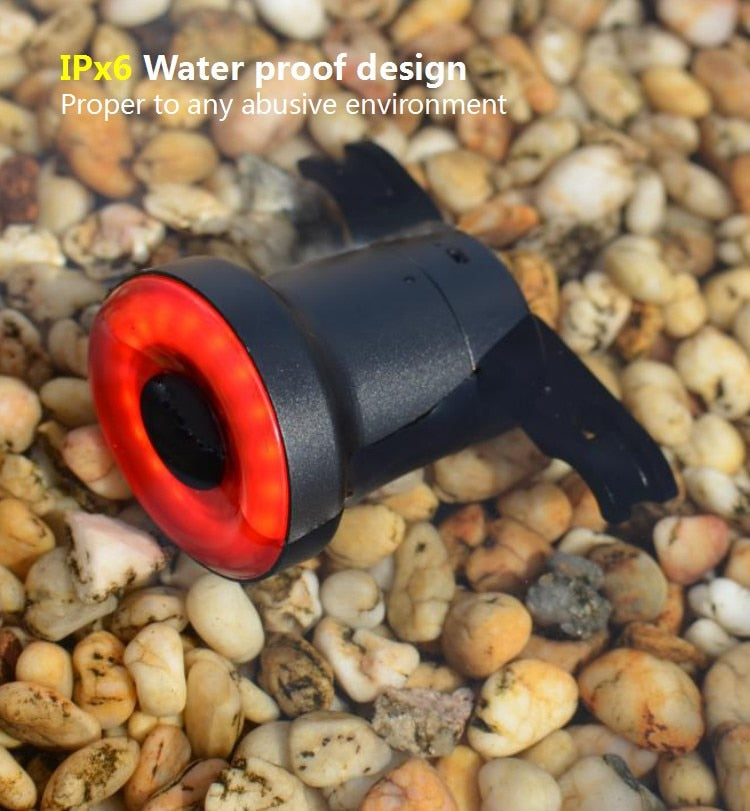 XLITE100 Bicycle Flashlight Bike Rear Light Auto Start/Stop Brake Sensing IPx6 Waterproof LED Charging Cycling Taillight - V.I.P Digital Presence