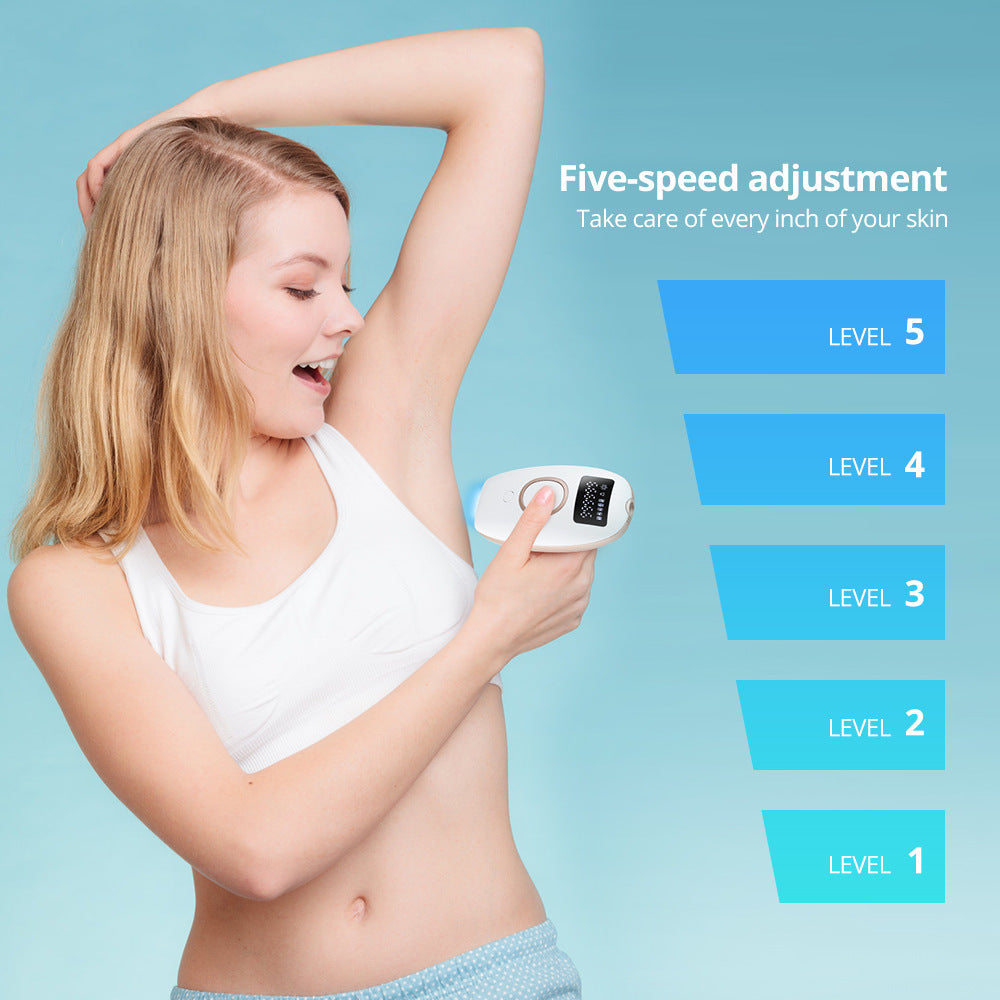 Screen 5-Speed Laser Hair Removal Device Ice-Sensing Home Full-Body Freezing Point Hair Removal Device IPL Photon Painless Hair Removal Device - V.I.P Digital Presence