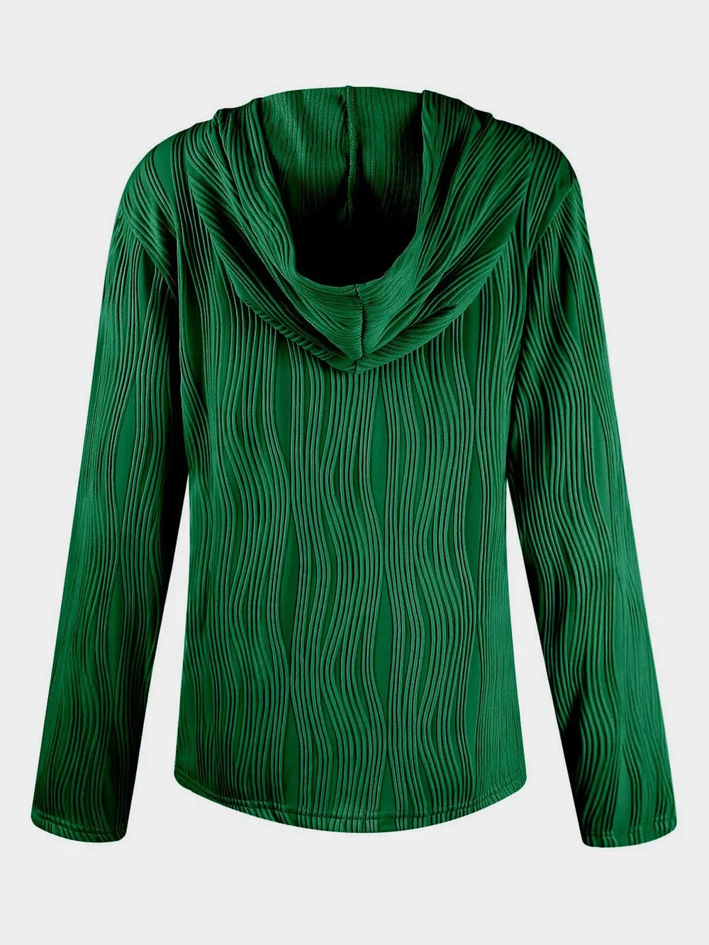 Textured Long Sleeve Hoodie - V.I.P Digital Presence