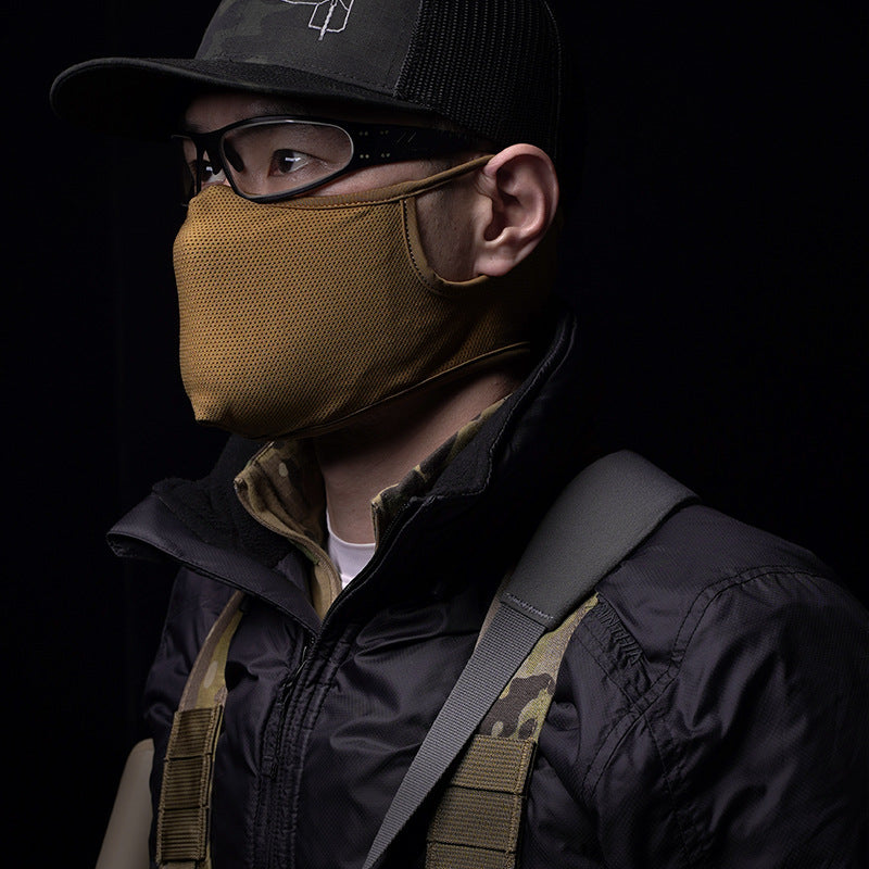 WoSporT shooting mask silicone mask tactical multifunctional cycling half face breathable face protection mask - V.I.P Digital Presence