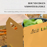 Outdoor stove enclosure wind shield camping wind shield shielding plate cassette stove folding gas stove stove wind shield - V.I.P Digital Presence