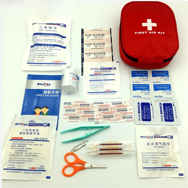 25pcs/pack Safe Camping Hiking Car First Aid Kit Medical Emergency Kit Treatment Pack Outdoor Wilderness Survival - V.I.P Digital Presence