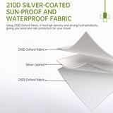 Large Multifunctional Outdoor Zipper Tents for Camping - Water - Repellent, Rainproof, Sunscreen, for Multiple People - V.I.P Digital Presence