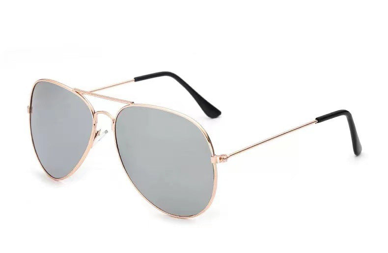 Gafas de sol coloridas Toad Glasses Pilot Hombres y Mujeres Modelos 3025 Gafas de sol reflectantes con película de color