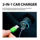 2-In-I Sterl Th Car Signal Jammer With Charging Pod, Car Dual USB Interface Mobile Phone Multi-Function Charger - V.I.P Digital Presence