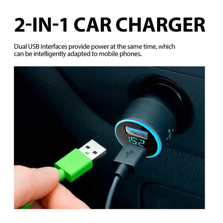 2-In-I Sterl Th Car Signal Jammer With Charging Pod, Car Dual USB Interface Mobile Phone Multi-Function Charger - V.I.P Digital Presence