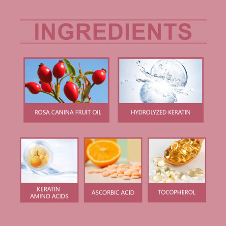 Rose Hip Oil Hair Care Capsule Scalp Massage Dry Hair Smooth Moisturizing Soft Hair Care Capsule - V.I.P Digital Presence