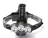 LED Headlamp 5 CREE XM-L T6 15000 lumens LED USB  Camping Hike Emergency Light - V.I.P Digital Presence