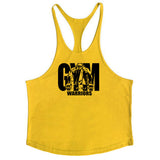 Cotton fitness vest GYM WARRIORS sport deep digging thin shoulder strap shirt - V.I.P Digital Presence
