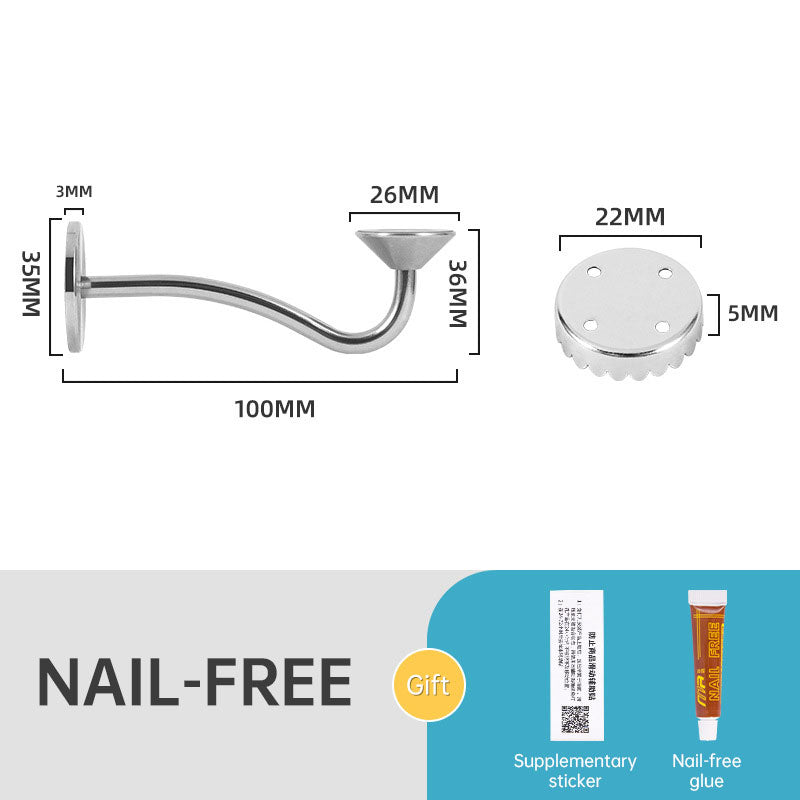 Stainless Steel Magnetic Soap Holder No Trace Paste Soap Holder in Toilet Soap Box Drain Rack Bathroom Shelf - V.I.P Digital Presence