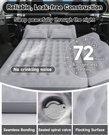 Umbrauto 29.53in/75cm Wide Car Air Mattress – Inflatable SUV, Truck & Van Back Seat Camping Bed with Pump & Pillows, Gray - V.I.P Digital Presence