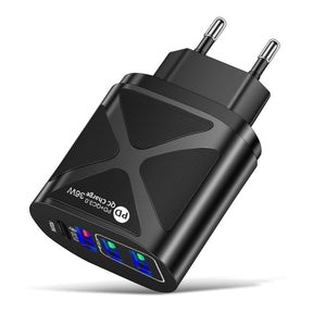 36W PD+QC3.0 2.4A Dual USB Fast Charging Phone Charger - V.I.P Digital Presence