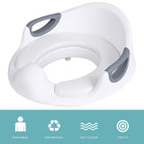 Asientos de inodoro para niños, asas para bebés, respaldo, orinal unisex para bebés, orinal portátil, asiento de inodoro, banco, suministros para el hogar 