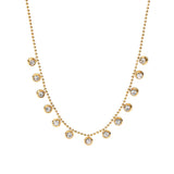 Fashionable and versatile titanium steel necklace white zircon stainless steel necklace for women - V.I.P Digital Presence