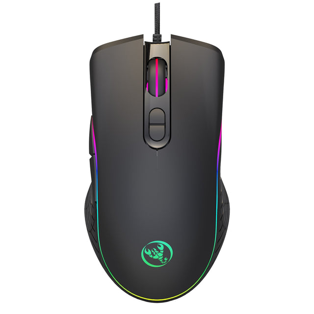Wired gaming mechanical mouse glowing RGB PUBG e-sports computer laptop USB mouse - V.I.P Digital Presence
