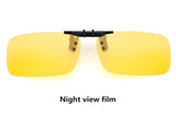 Cool Polarized Mirrored UV400 Lens Clips On Sunglasses Driving Night Vision Lens Sun Glasses Male Anti-UVA For Men Women - V.I.P Digital Presence