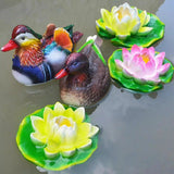 Floating Mandarin Duck Landscape Resin Decoration - V.I.P Digital Presence