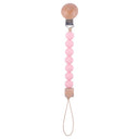 Infant and toddler products, beech wood pacifier clip, soothing wood octagonal pacifier, anti drop chain - V.I.P Digital Presence