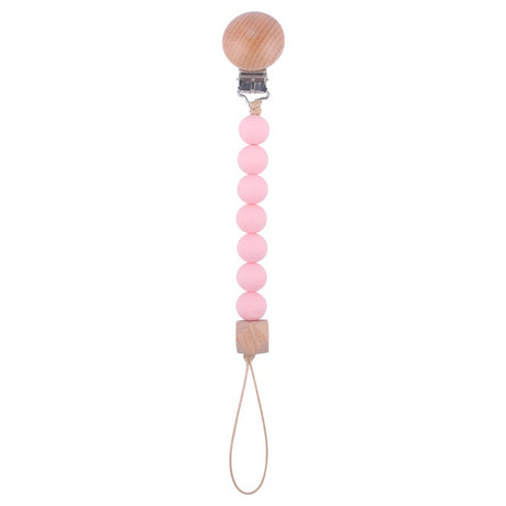 Infant and toddler products, beech wood pacifier clip, soothing wood octagonal pacifier, anti drop chain - V.I.P Digital Presence