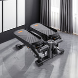 Home Office Exercise 330LBS Capacity Mini Stepper with Resistance Bands and LCD Monitor - V.I.P Digital Presence