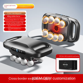 Cross-border Exclusive 16-Head Muscle Gun Multi-Head Strong Power Deep Tissue Massage English Version - V.I.P Digital Presence