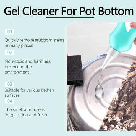 Kitchen Cleaner, Cooktop Range Hood Cooker Clean Oil Stains Black Dirt On The Bottom Of The Pan Cleanser - V.I.P Digital Presence