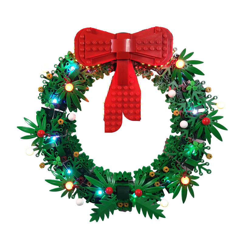 Building block lighting compatible with LEGO 40426 Christmas wreath holiday gift LED lights LEGO lights - V.I.P Digital Presence