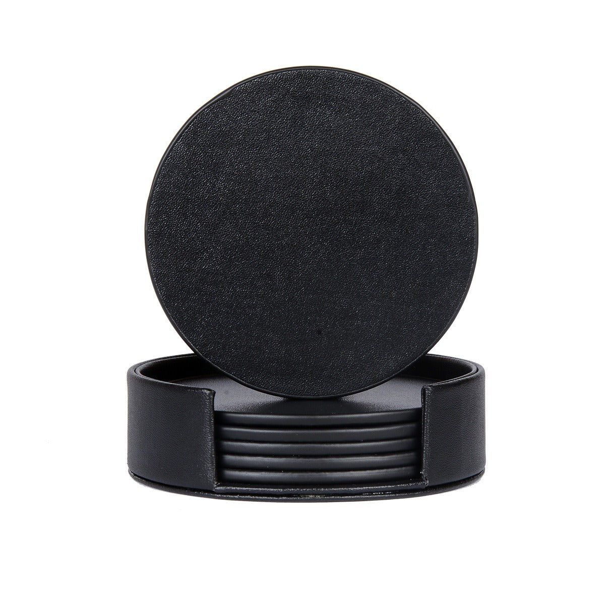 Creative PU leather coaster Exquisite insulated tea water cushion Square leather coaster - V.I.P Digital Presence