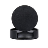 Creative PU leather coaster Exquisite insulated tea water cushion Square leather coaster - V.I.P Digital Presence