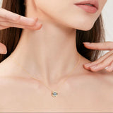 1 Carat Moissanite 925 Sterling Silver Necklace - V.I.P Digital Presence