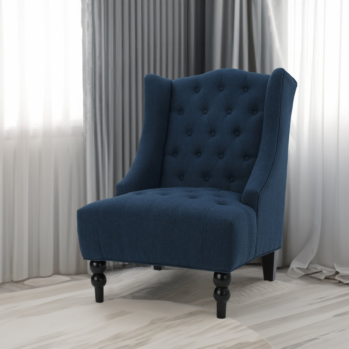 Upholstered Wingback Chair - V.I.P Digital Presence
