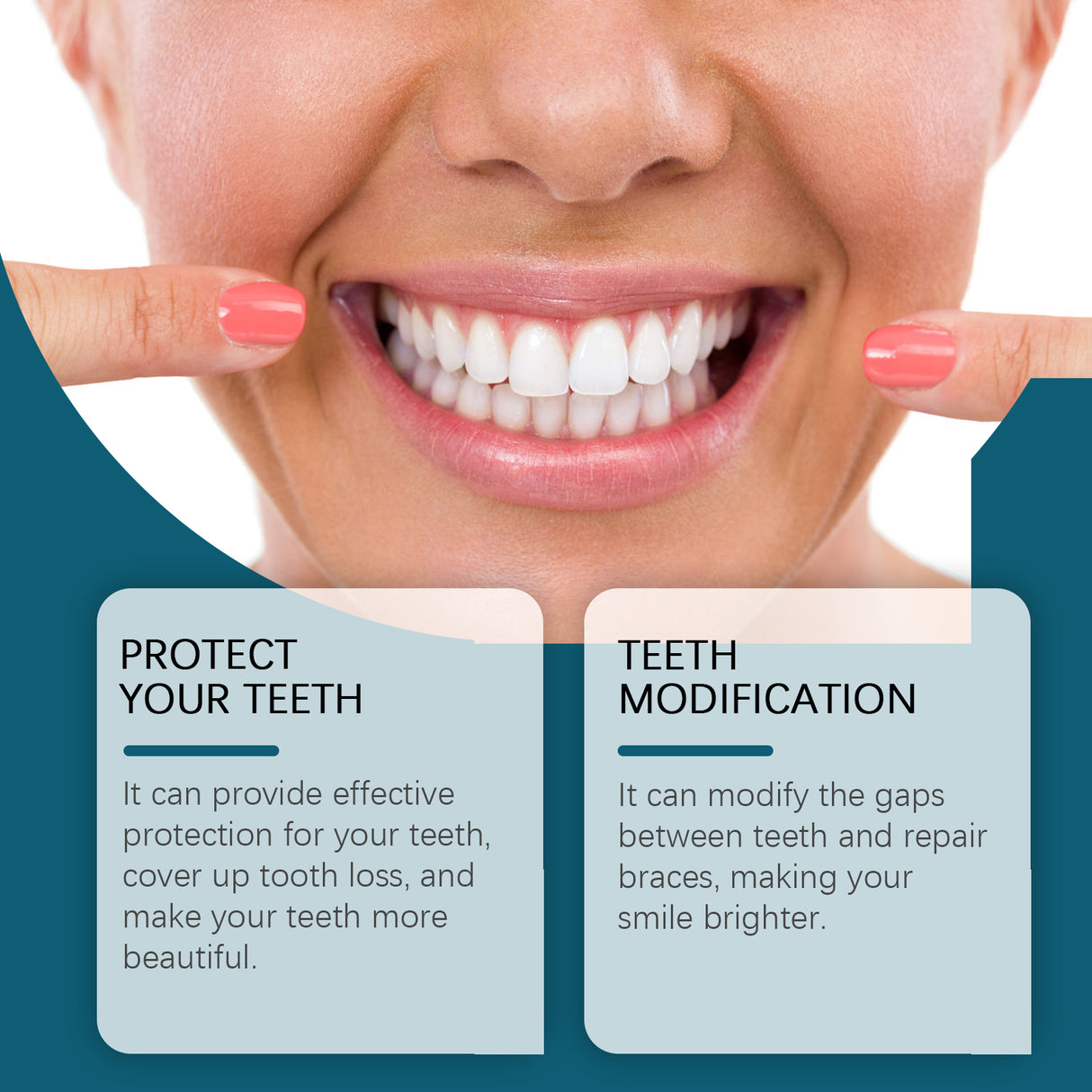 Silicone Denture Repair Set, Everyday To Enhance The Beauty Of Smile Comfortable Material Modification Teeth - V.I.P Digital Presence