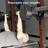 Uclips barbell - landmine adapter. For squats, rows. Grip attachment, barbell clip. Gym & home use. - V.I.P Digital Presence