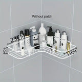 Bathroom Storage Rack Toilet Washroom Wall-Mounted Hole-Free Multi-Functional Iron Mesh Long Strip Organizer - V.I.P Digital Presence