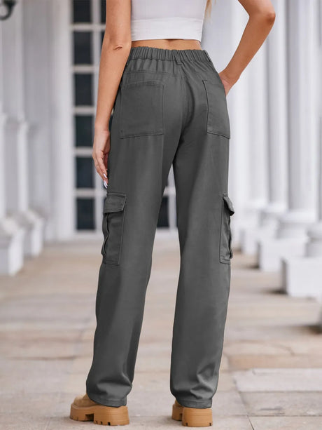 Straight Denim Cargo Pants - V.I.P Digital Presence