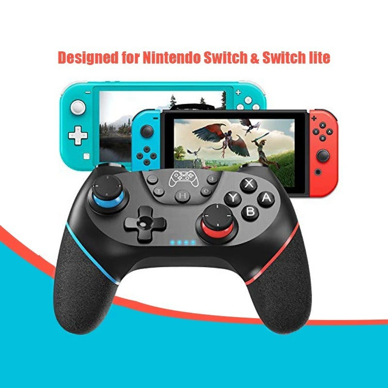 Switch Bluetooth wireless game controller PC controller with screenshot six axis gyroscope accelerator supporting wake-up - V.I.P Digital Presence