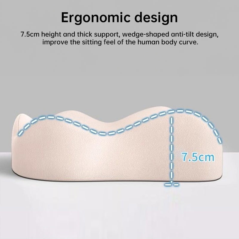 Memory foam car seat cushion. Ergonomic support. Relieves back/coccyx pain. Universal fit. - V.I.P Digital Presence
