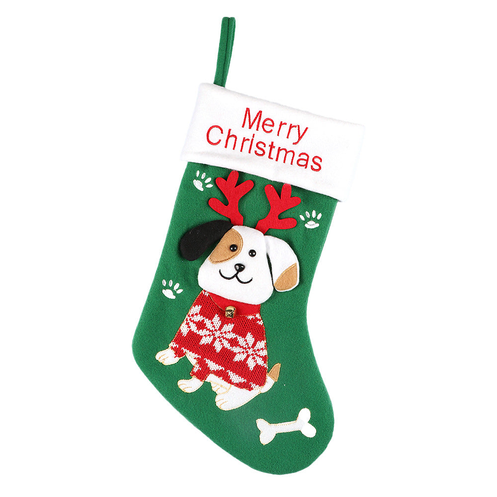 Cute Cat and Dog Christmas Socks Cartoon Christmas Socks Gift Bag Christmas Decorative Socks Christmas Tree Pendant - V.I.P Digital Presence